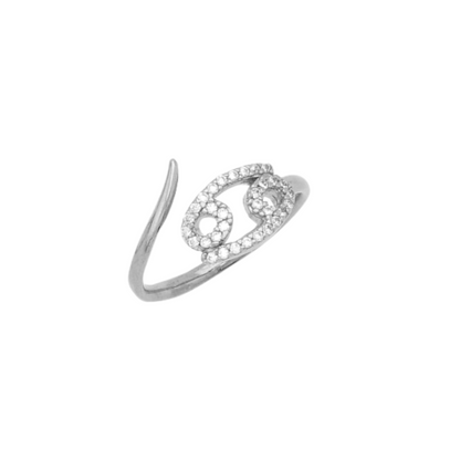 Cancer Zodiac Sign Ring